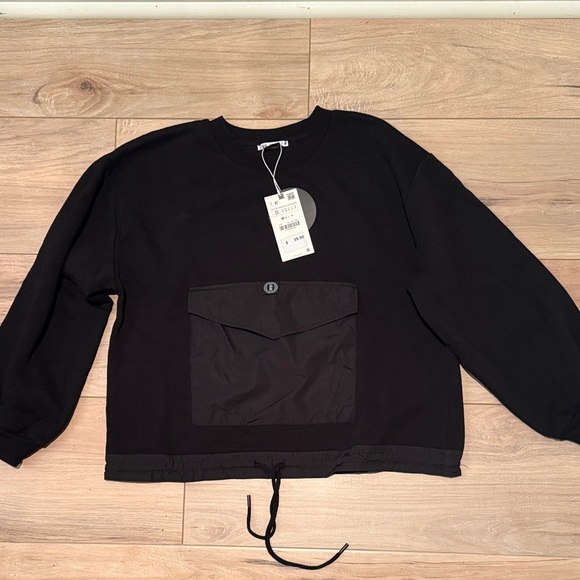 Zara Sweaters - Zara Black Crew Neck Sweater